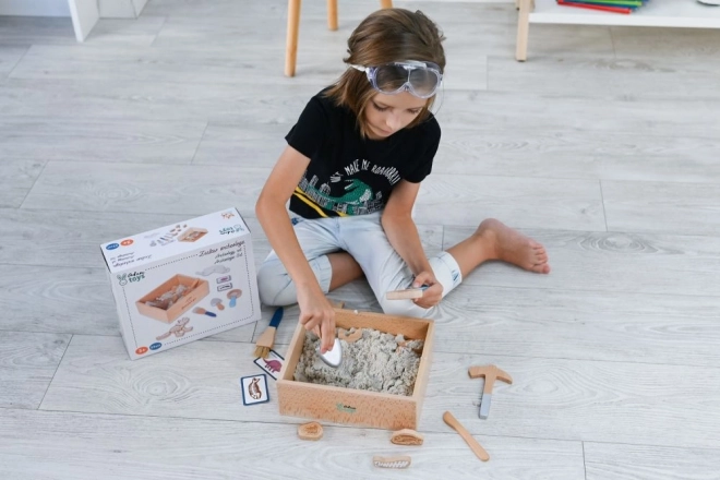 Archäologie Spielset mit kinetischem Sand