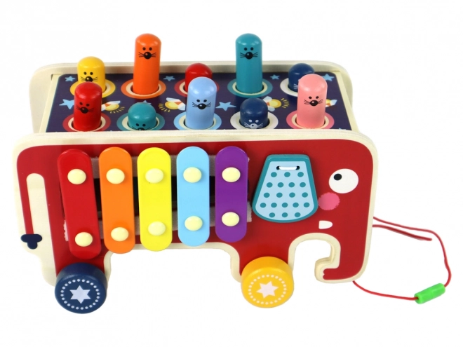 Holzspielzeug Whac-a-Mole Xylophon