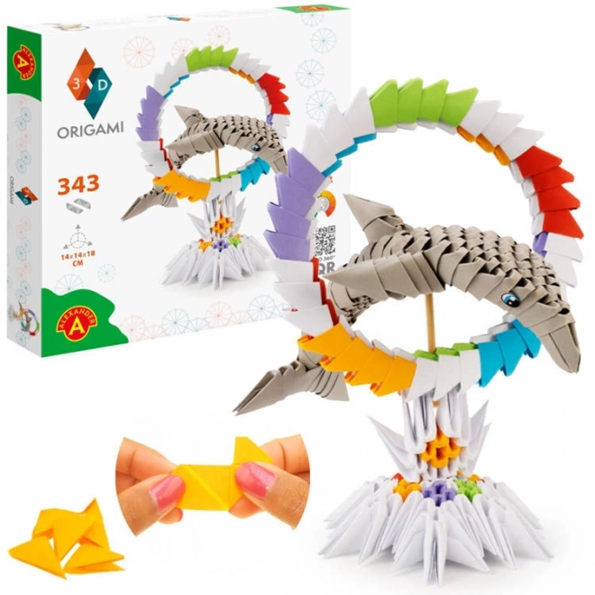 3D Origami Delfin