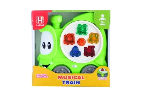 Klingende und leuchtende Eisenbahn für Kinder