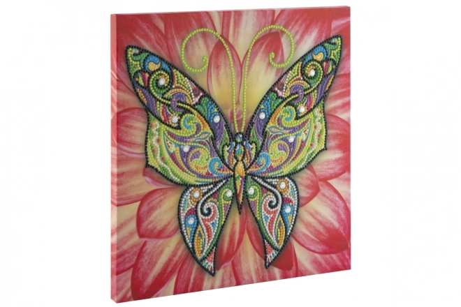 Mosaikbild Schmetterling Bastelset