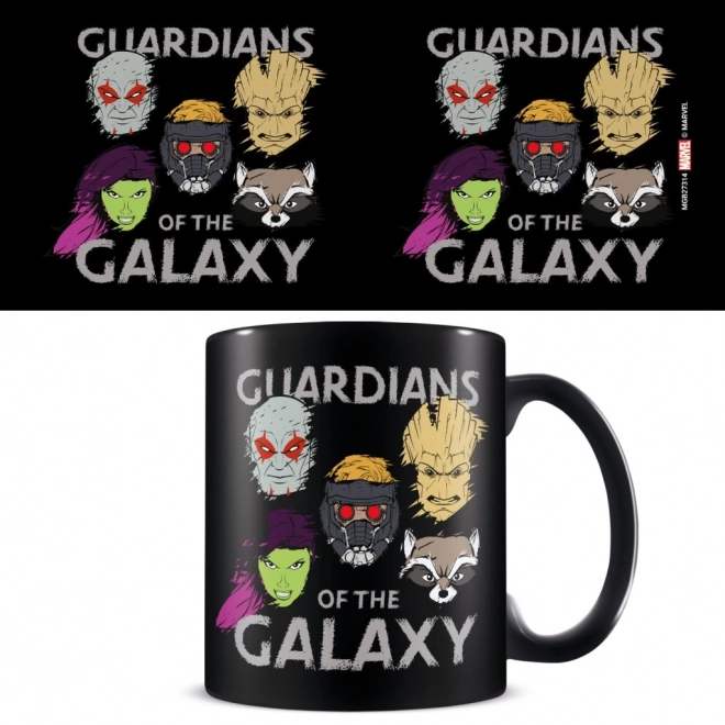 Keramiktasse Guardians of the Galaxy Skizzenhafte Gesichter 315ml