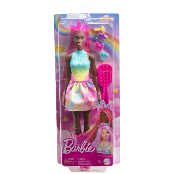 Barbie Märchenhafte Puppe mit langen Haaren - Einhornfee