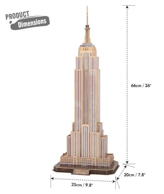 CubicFun National Geographic Empire State Building 3D Puzzle