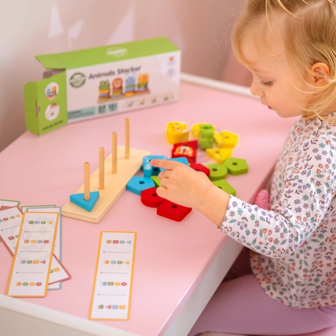Montessori Tier Pyramide Spielset für Kinder