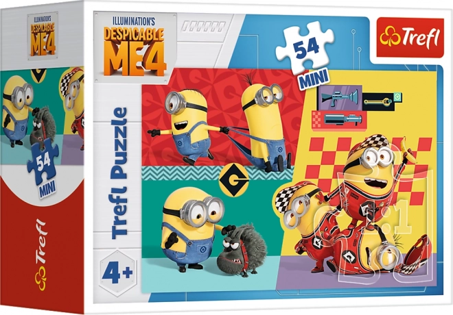 Trefl Puzzle Ich Einfach Unverbesserlich 4 Mit Minions Spaß 54 Teile