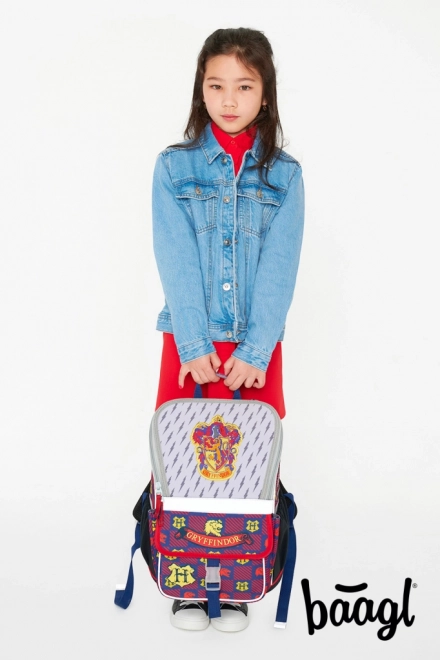 Baagl 3er-Set Harry Potter Gryffindor: Schultasche, Federmäppchen, Beutel