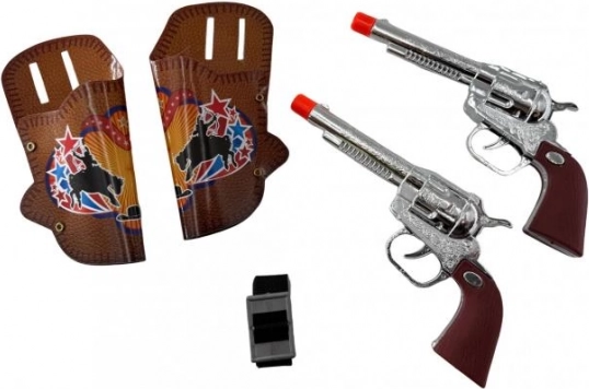 Cowboy-Set mit Revolvern für Kinder