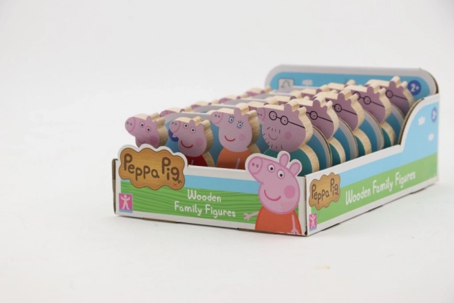 Holzfiguren Familie Peppa Wutz