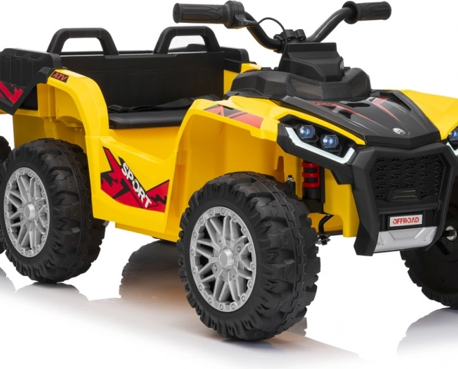 Gelbes sportliches Kinder-Quad TX ATV