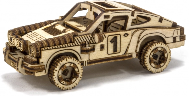 Holzpuzzle 3D Rallyeauto Modell