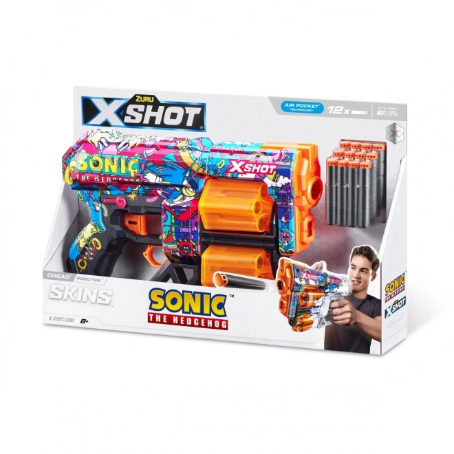 Wurfpistole Dread Sonic 12 Pfeile von X-Shot