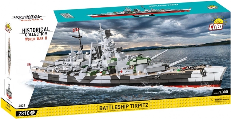COBI Historical Collection – Schlachtschiff TIRPITZ (1:300, 2810 Teile)