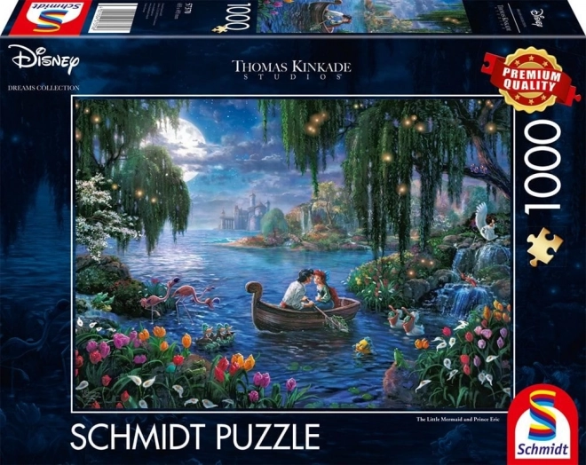 Schmidt Puzzle Kleine Meerjungfrau und Prinz Eric 1000 Teile