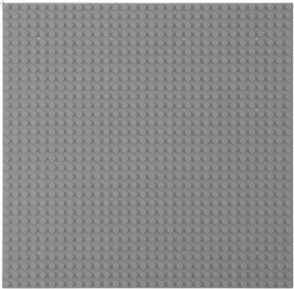 Bauplatte für Baukästen grau 40x40 cm