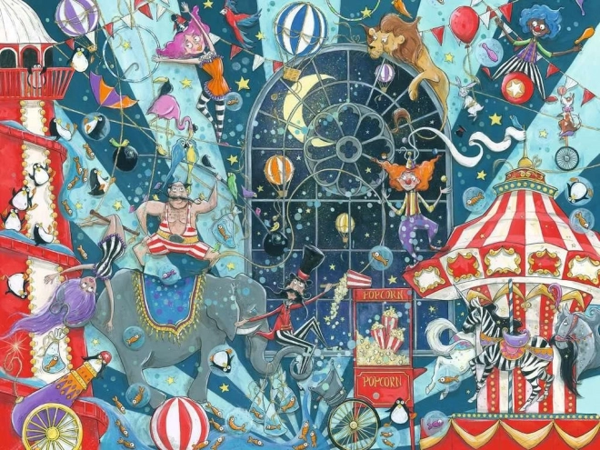 Puzzle Willkommen im Zirkus 1500 Teile