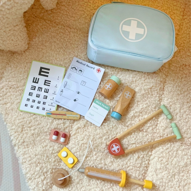 Holz-Arztkoffer Set