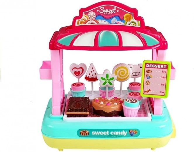 Süßer Stand für Kaufladen-Spiele