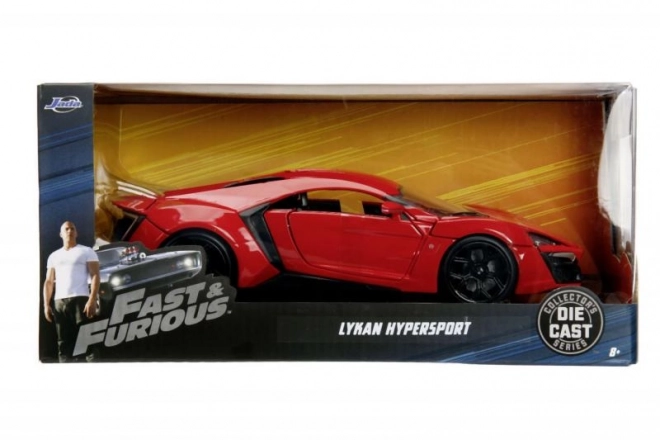 Lykan Hypersport Auto aus Fast & Furious im Maßstab 1:24