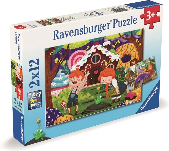 Ravensburger Puzzle Zauberhafte Märchenwelt 2x12 Teile