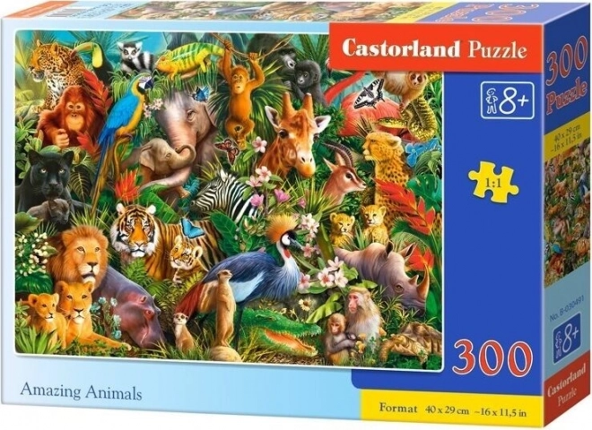 Castorland Puzzle Erstaunliche Tiere 300 Teile