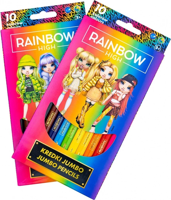 ASTRA Pastellstifte Rainbow High JUMBO 10er Pack