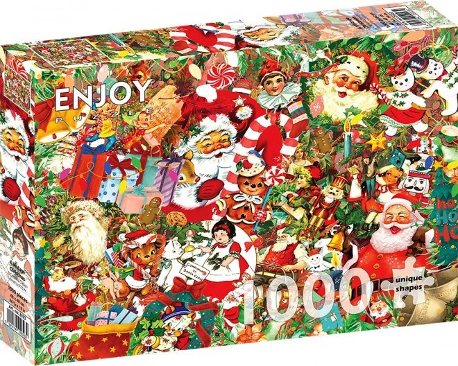 Puzzle Vintage Weihnachten 1000 Teile