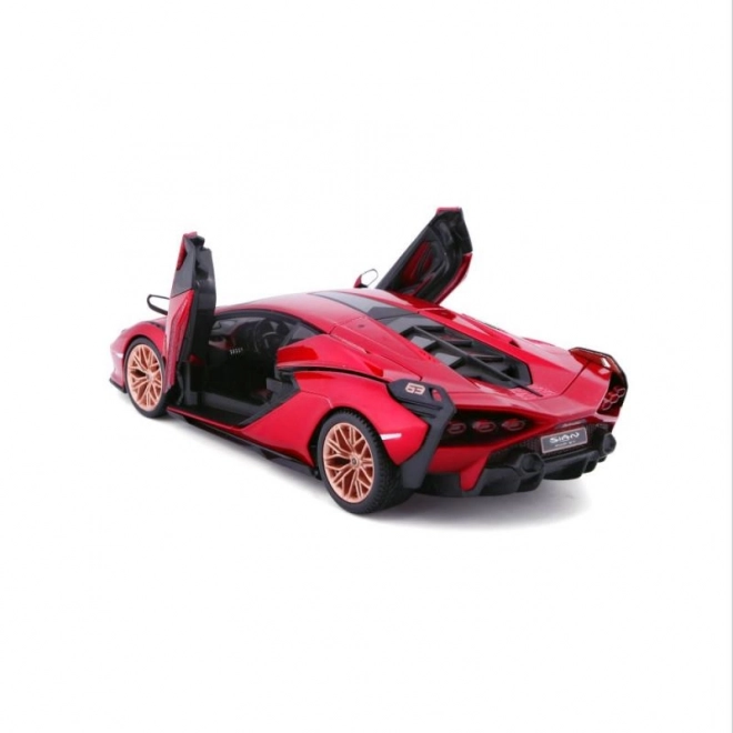 Bburago Lamborghini Sian FKP37 - Rot im Maßstab 1:24