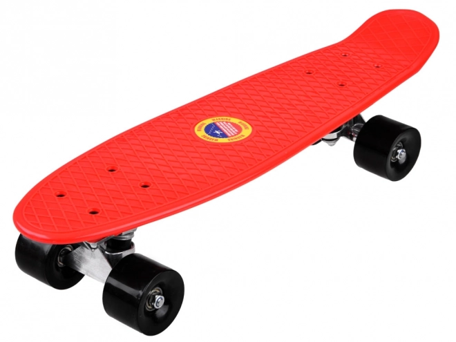 Farbenfrohe FISZKA Skateboard – Rot