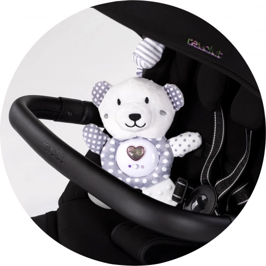 Einfache Befestigung am Kinderwagen und am Kinderbett