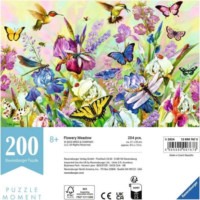 Ravensburger Puzzle Momente: Blühende Wiese 200 Teile