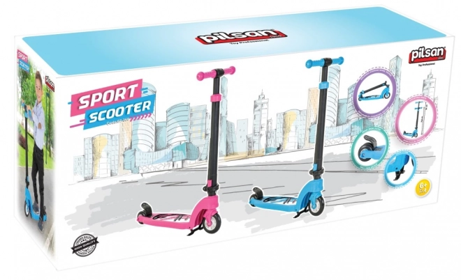 Roter Sport-Roller