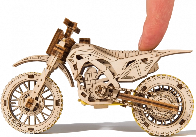 Holz 3D-Puzzle Motocross-Motorrad