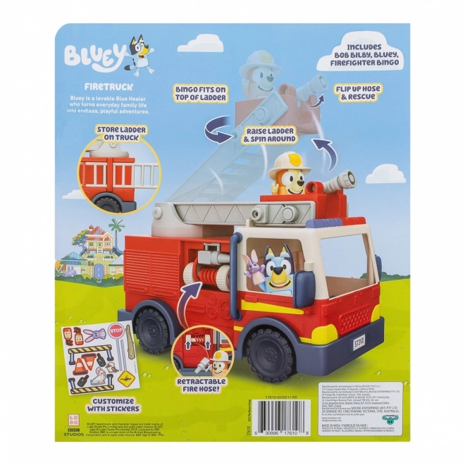 Bluey Feuerwehrwagen Figurenset