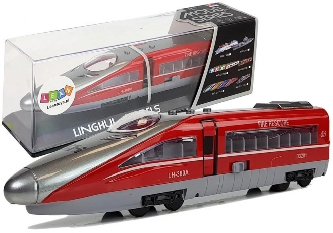 Pendolino-Spielzug Rot mit Sound und Licht