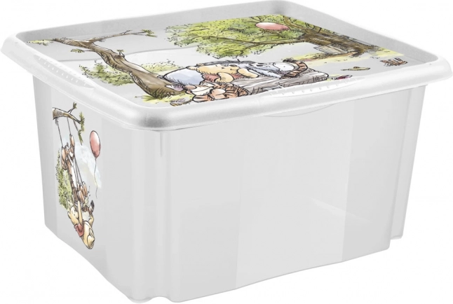 Aufbewahrungsbox mit Deckel Kleiner Winnie Transparent