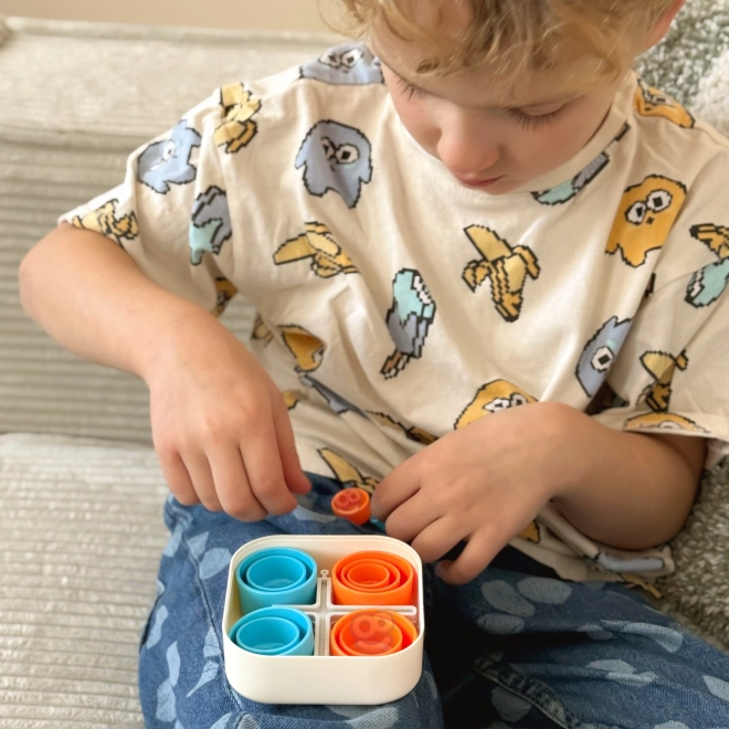 Woopie tragbares Tic-Tac-Toe-Spiel mit Katzenmotiv