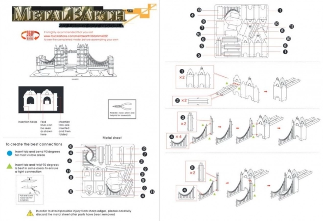 3D-Puzzle Tower Bridge Metal Earth