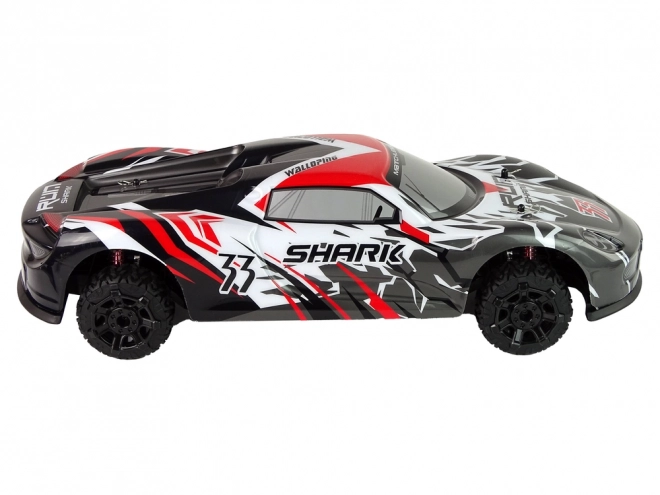 Graues und weißes ferngesteuertes sportauto 1:8