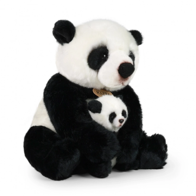 Plüschpanda mit Jungtier 27 cm umweltfreundlich