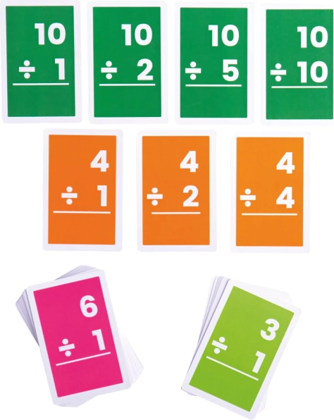 Bigjigs Toys Karten zum Dividieren 1–10