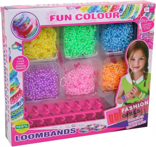 Set zur Herstellung von Armbändern mit Gummibändern