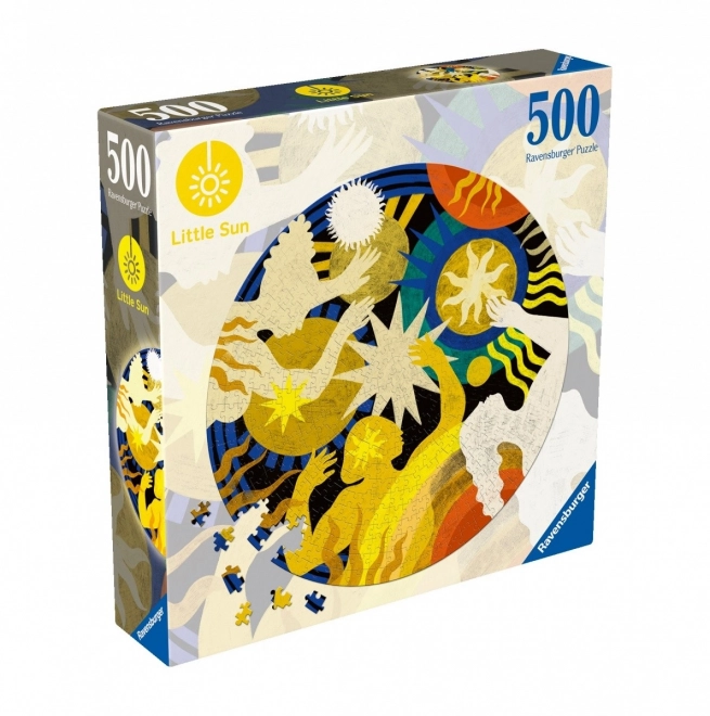 Rundes Puzzle Little Sun 500 Teile