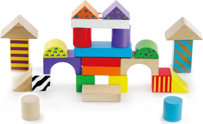 50 farbige Teile für endlosen Bauspaß