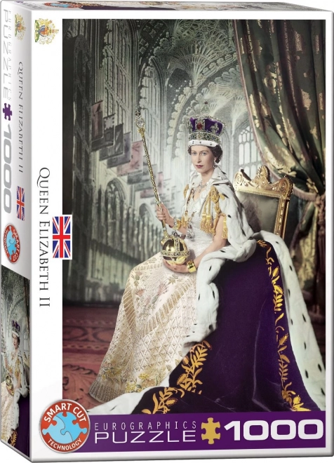 Eurographics Puzzle Königin Elizabeth II. 1000 Teile