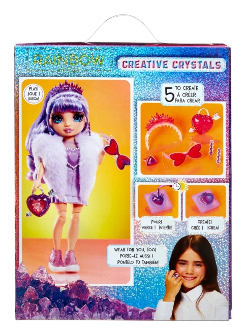 Kreativ Kristalle Puppe Violet Willow von Rainbow High
