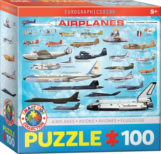 Puzzle Flugzeuge 100 Teile