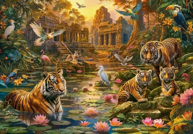 Puzzle Tigers Paradise mit 1000 Teilen