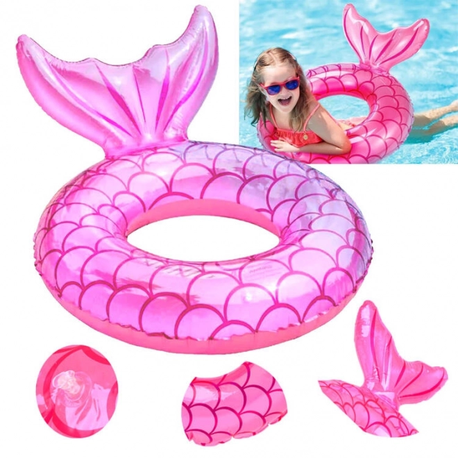 Druckbarer Kinderschwimmreifen mit Flosse