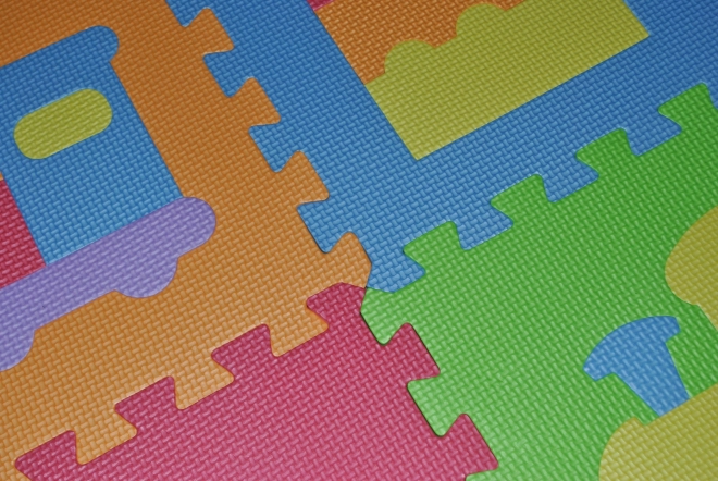 Schaumpuzzle Gegenstände für Kinder